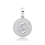 Diamond Zodiac Circle Pendant