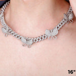 Kute Spin Butterfly Necklace