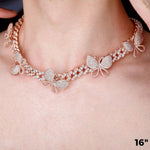 Kute Spin Butterfly Necklace
