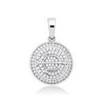 Diamond Zodiac Circle Pendant