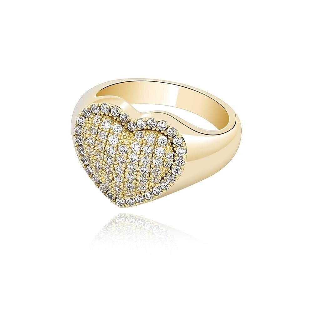 Kute Icy Heart Ring