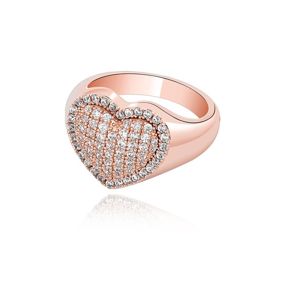 Kute Icy Heart Ring