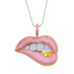 Baddie Lips Pendant
