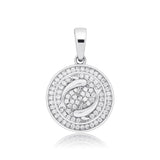 Diamond Zodiac Circle Pendant